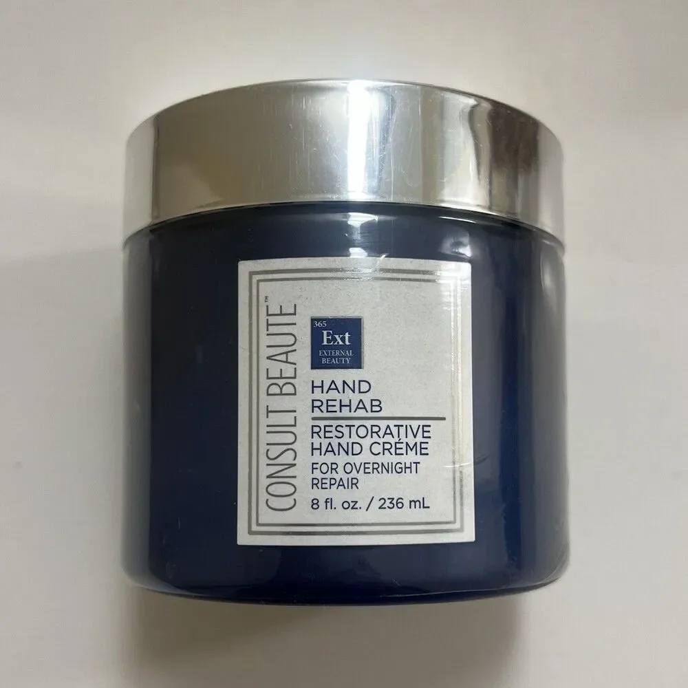Consult Beaute Hand Rehab Restorative Hand Créme 8 fl oz Overnight Repair Sealed